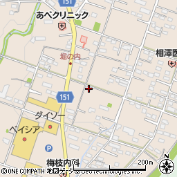 群馬県前橋市富士見町原之郷695周辺の地図