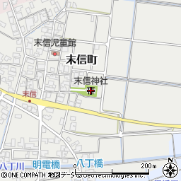 末信神社周辺の地図
