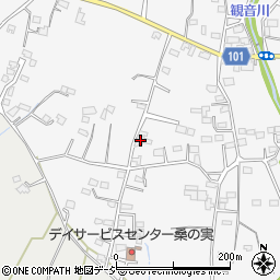 群馬県前橋市富士見町時沢369-2周辺の地図