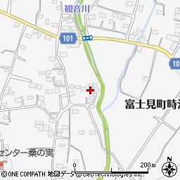 群馬県前橋市富士見町時沢578-6周辺の地図