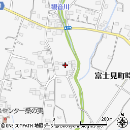 群馬県前橋市富士見町時沢580周辺の地図