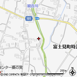 群馬県前橋市富士見町時沢578-4周辺の地図