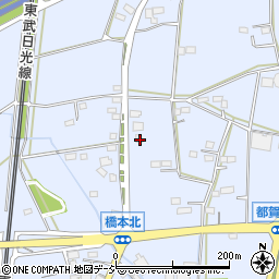栃木県栃木市都賀町家中4138周辺の地図
