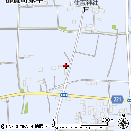 栃木県栃木市都賀町家中3889周辺の地図