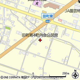 田町第４町内会公民館周辺の地図