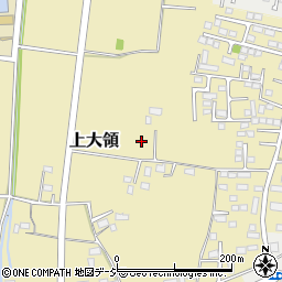 栃木県下野市上大領周辺の地図