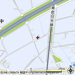 栃木県栃木市都賀町家中5558周辺の地図
