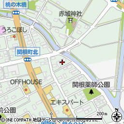 群馬県前橋市関根町1丁目14周辺の地図