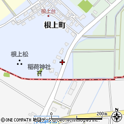 石川県能美市根上町（甲）周辺の地図