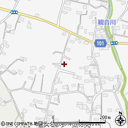 群馬県前橋市富士見町時沢541周辺の地図