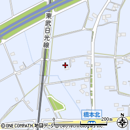 栃木県栃木市都賀町家中5449周辺の地図