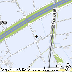 栃木県栃木市都賀町家中5574周辺の地図