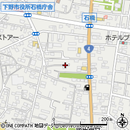 栃木県下野市石橋周辺の地図