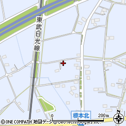 栃木県栃木市都賀町家中5448周辺の地図