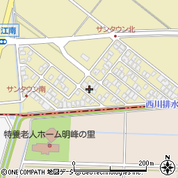 西出住設周辺の地図