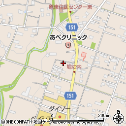 群馬県前橋市富士見町原之郷945-3周辺の地図