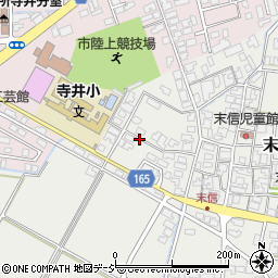 石川県能美市末信町ト周辺の地図