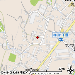 群馬県桐生市梅田町1丁目110-15周辺の地図