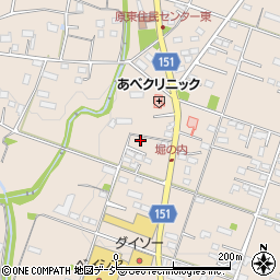 群馬県前橋市富士見町原之郷945-2周辺の地図
