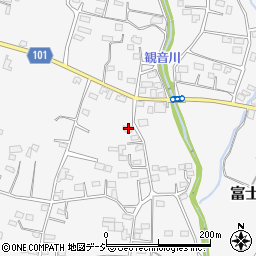 群馬県前橋市富士見町時沢559周辺の地図