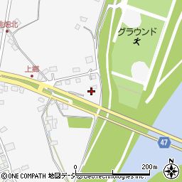 栃木県河内郡上三川町上郷34周辺の地図
