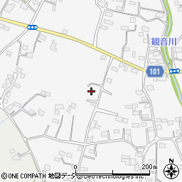 群馬県前橋市富士見町時沢536-10周辺の地図