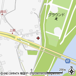 栃木県河内郡上三川町上郷104周辺の地図