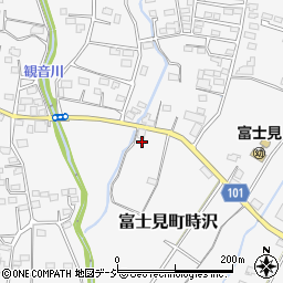 群馬県前橋市富士見町時沢623-5周辺の地図