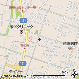 群馬県前橋市富士見町原之郷689周辺の地図