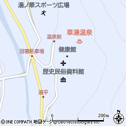 筑北村健康館周辺の地図