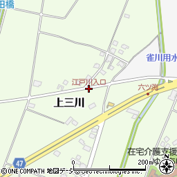江戸川入口周辺の地図