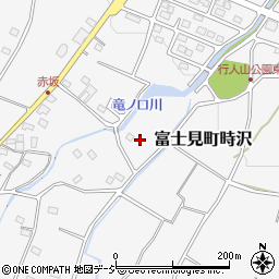 群馬県前橋市富士見町時沢1785周辺の地図