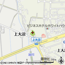 栃木県真岡市上大沼121周辺の地図