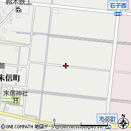 石川県能美市末信町甲周辺の地図