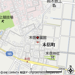 石川県能美市末信町（イ）周辺の地図