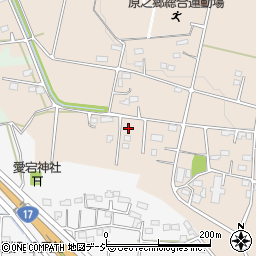 群馬県前橋市富士見町原之郷252-3周辺の地図