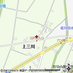 栃木県河内郡上三川町上三川1862周辺の地図