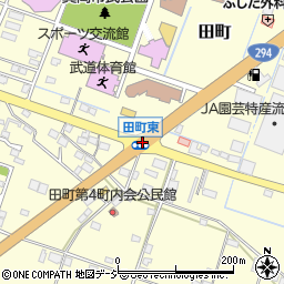 田町信号周辺の地図