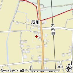 長野県北安曇郡松川村7090周辺の地図