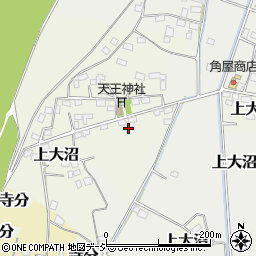 栃木県真岡市上大沼407周辺の地図