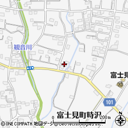 群馬県前橋市富士見町時沢2220周辺の地図