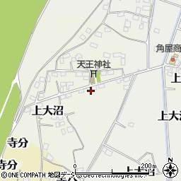 栃木県真岡市上大沼399周辺の地図