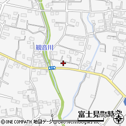 群馬県前橋市富士見町時沢601-2周辺の地図
