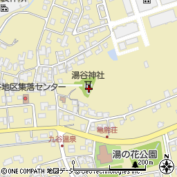 湯谷神社周辺の地図
