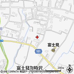 群馬県前橋市富士見町時沢2212周辺の地図