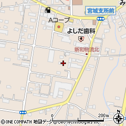 群馬県前橋市鼻毛石町201-109周辺の地図