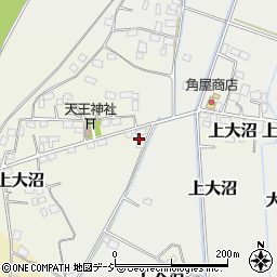 栃木県真岡市上大沼410周辺の地図