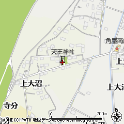 栃木県真岡市上大沼400周辺の地図
