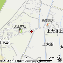 栃木県真岡市上大沼49周辺の地図