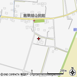 栃木県真岡市島周辺の地図